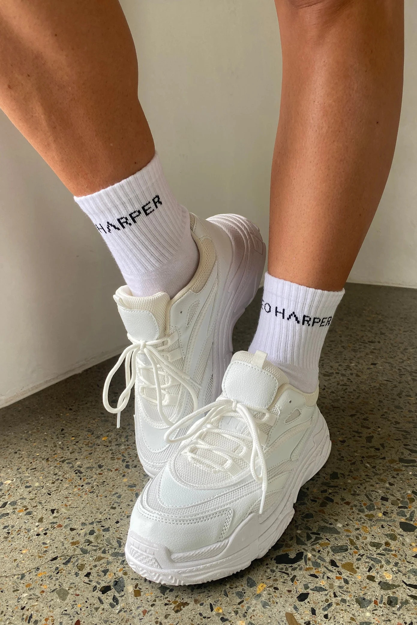 Classic Socks 3 Pack - Extra Short - White | Cleo Harper (US)