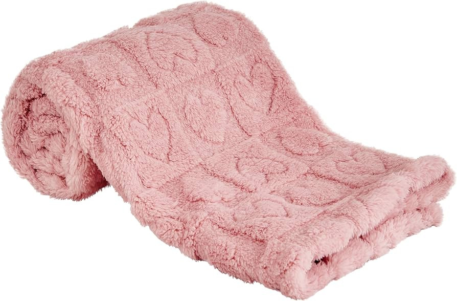 Yurhap Fleece Baby Blanket Heart Checkered Blanket, Ultra Soft Cozy Baby Blankets for Girls Boys,... | Amazon (US)