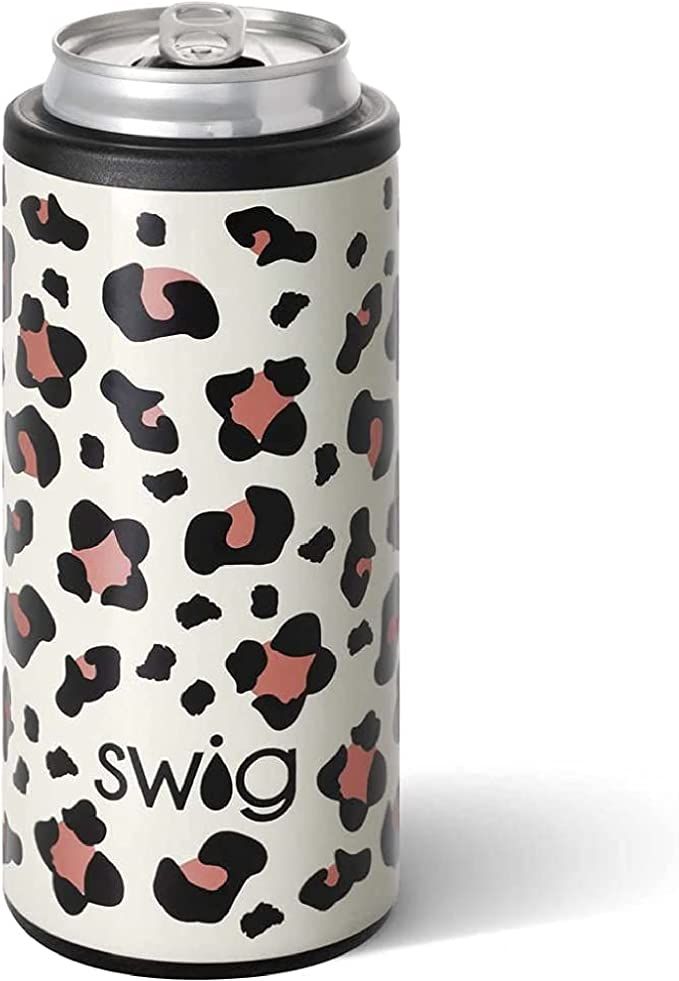 Swig Life Skinny Can Cooler, Stainless Steel, Dishwasher Safe, Triple Insulated Slim Can Sleeve f... | Amazon (US)