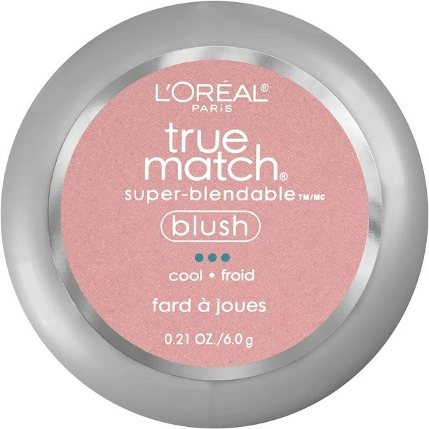L'Oreal Paris True Match Super-Blendable Blush, Soft Powder Texture, Tender Rose, 0.21 oz | Walmart (US)