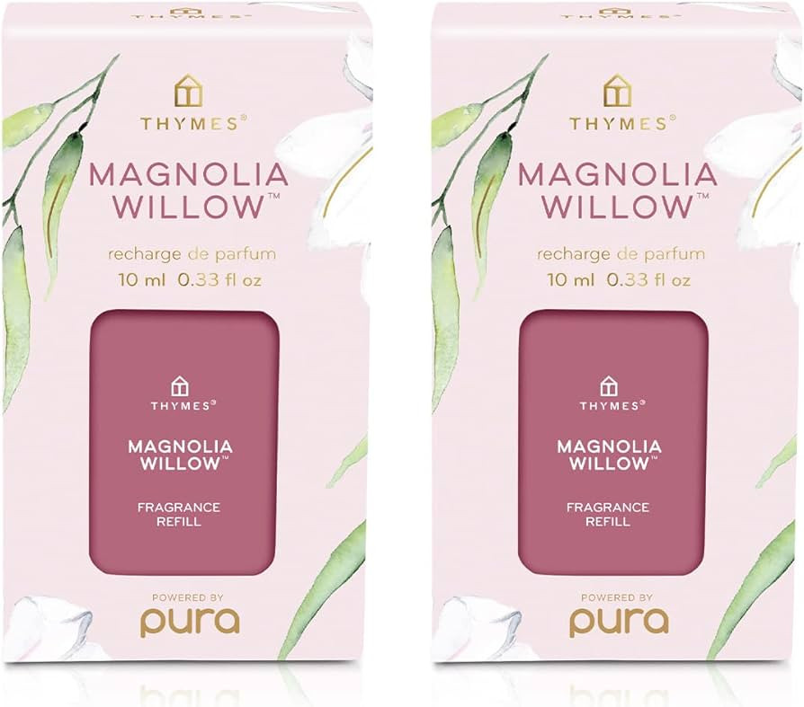 Thymes Magnolia Willow Pura Smart Home Plug-in Diffuser Refills - Pack of 2 | Amazon (US)