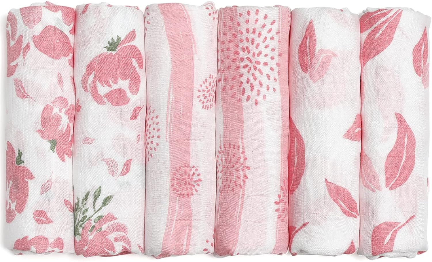 GLLQUEN BABY Receiving Blanket Boy Cotton Muslin Swaddle Blankets Girl Newborn Squares Breathable... | Amazon (US)