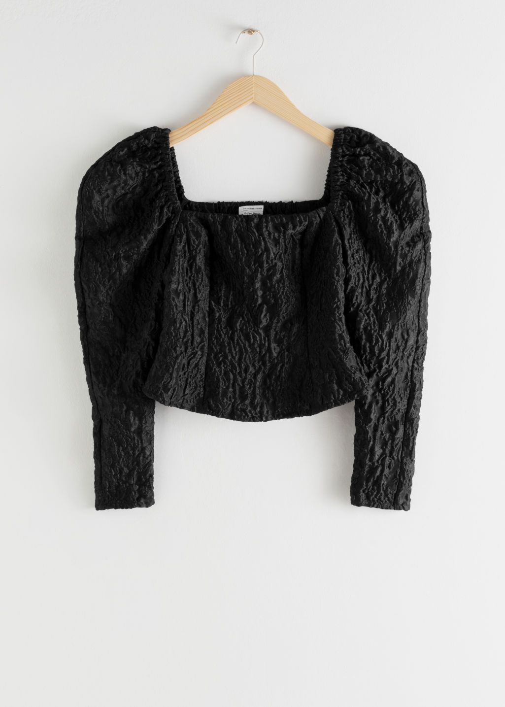 Square neck jacquard top | & Other Stories (EU + UK)