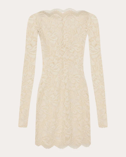 Lace Boatneck Mini Dress | Olivela