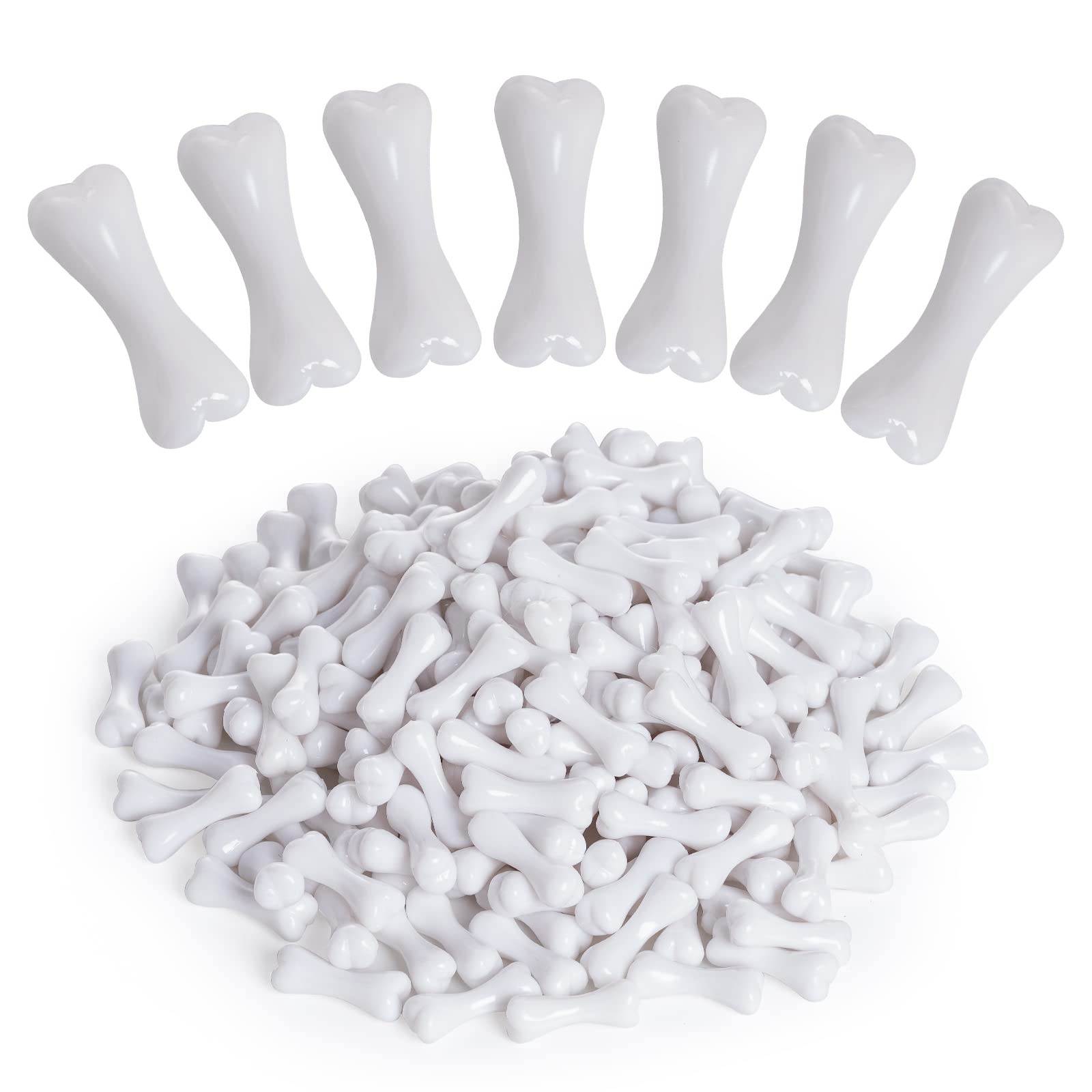 200pcs Halloween Skeleton Bones Mini Bones White Plastic Bones Halloween Skeleton Bone Decoration... | Amazon (US)