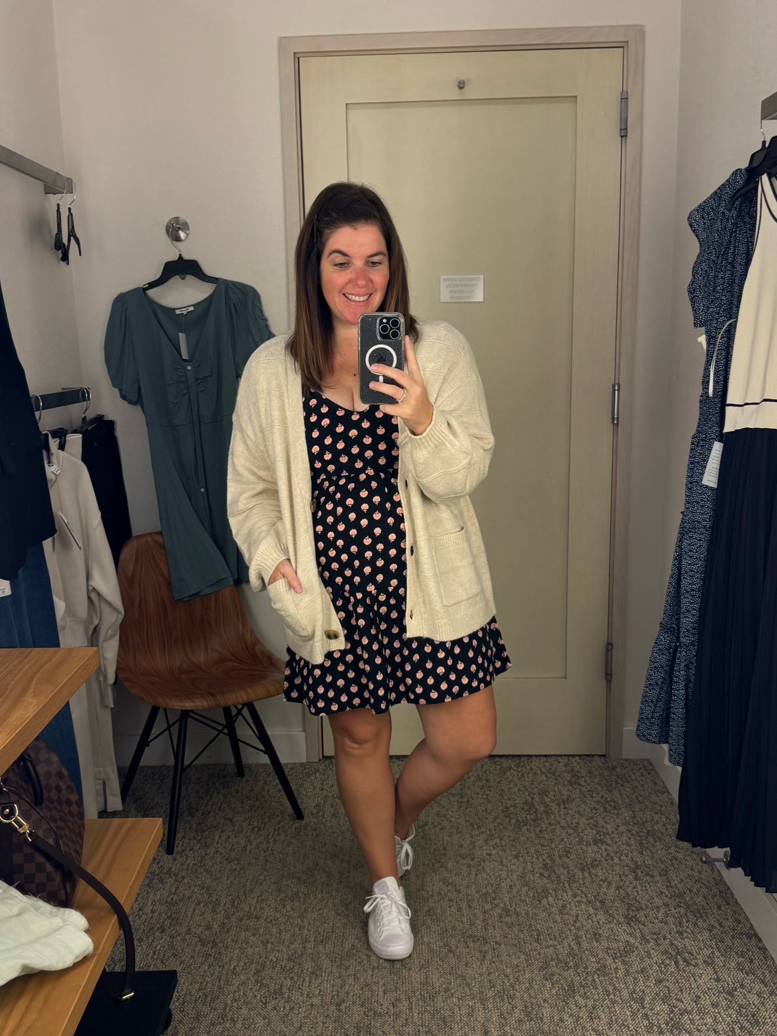 This look came together too quickly and it is so cute! The dress is Billabong, it runs TTS and it is on sale for $43.99! The cardigan is my favorite BP cardigan and it is on sale for $39.99! The sneakers, also part of the sale and are on sale for $49.99! 

#LTKSaleAlert #LTKSummerSales #LTKxNSale