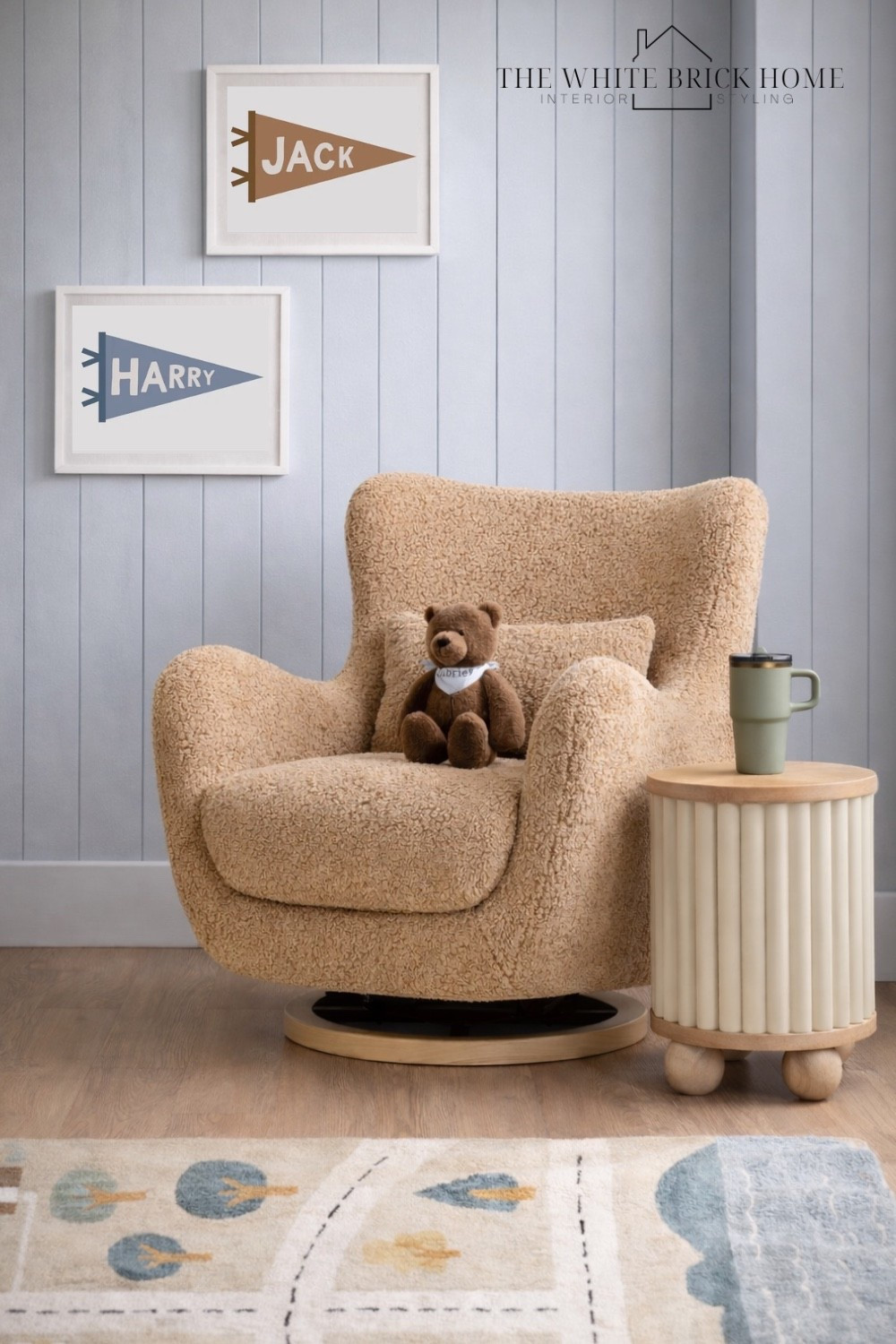 A cozy, elevated nursery moment - where soft textures, calming blues, and timeless details create the perfect place to slow down and snuggle. 

Nursery, nursery decor, nursery wall art, nursery side table, side table, nursery glider, nursery furniture, nursery rug, boys room, boys bedroom, kids room, kids bedroom, boys room nursery, baby boy nursery, baby boy bedroom, kids room wall art, toddler boy wall art, playroom rug, play rug, kids room wall art Etsy, Etsy wall art, home design, home decor, crate and kids, Etsy, west elm 

#LTKSaleAlert #LTKBump #LTKBaby