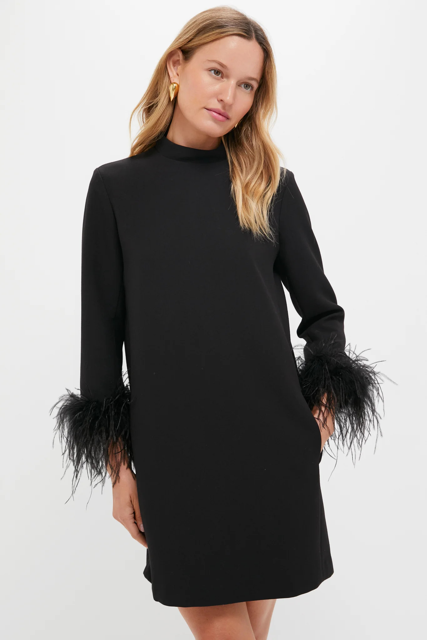 Black Feather Mod Ellie Dress | Tuckernuck (US)