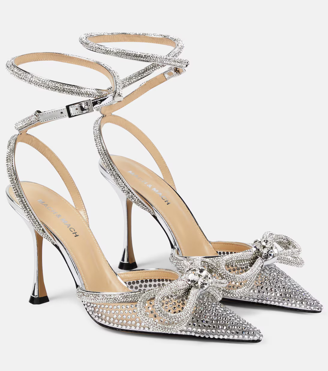 Double Bow embellished PVC pumps | Mytheresa (US/CA)