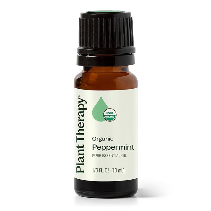 Plant Therapy Organic Peppermint Essential Oil 100% Pure, USDA Certified Organic, Undiluted, Natu... | Amazon (US)