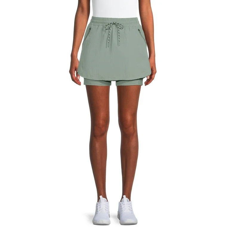 Avia Women's Hiking Skort With Drawstring | Walmart (US)