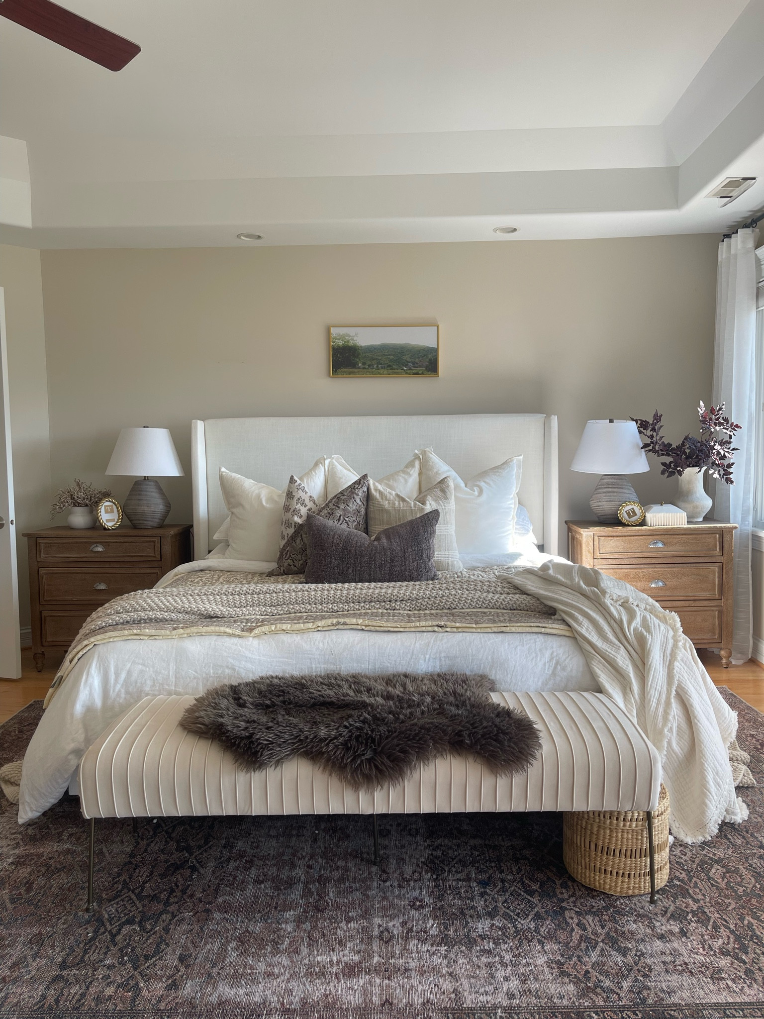 Loving our new bedding for summer! Although I still love my layers our duvet insert is Hydracool and regulates temp while you sleep! 

Bedroom, master bedroom, bedding, bedroom, primary bedroom, pottery barn, wayfair, studio mcgee, nightstand, bedroom bench, bed, 

#LTKFind #LTKhome #LTKsalealert