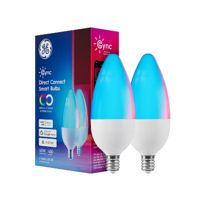 GE 2pk CYNC Full Color Decorative BC | Target