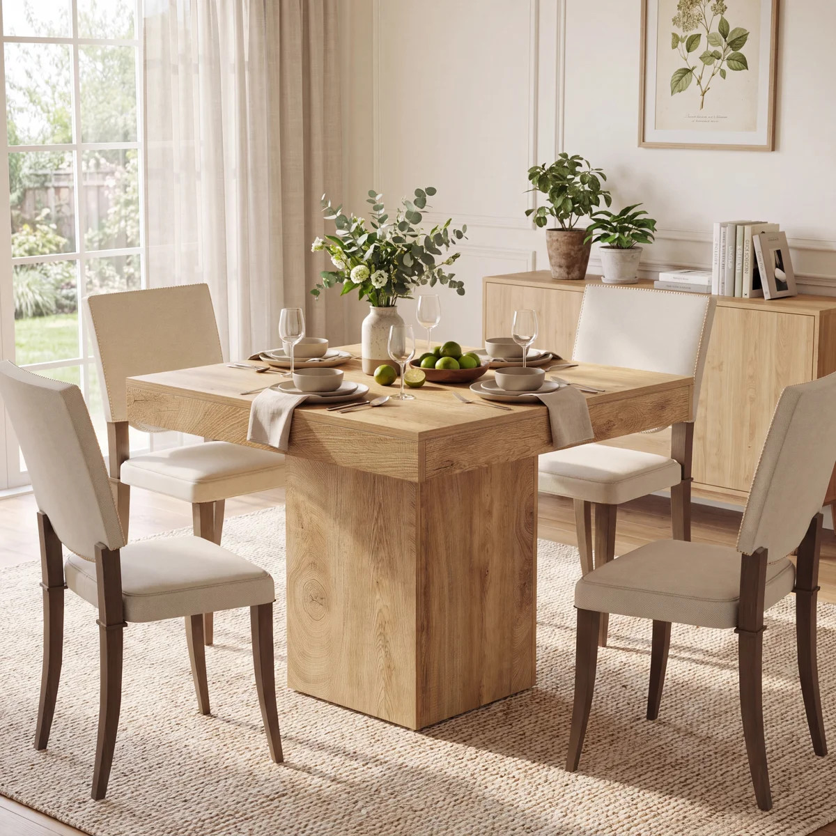 39" Square Dining Table for 4 | Wayfair North America