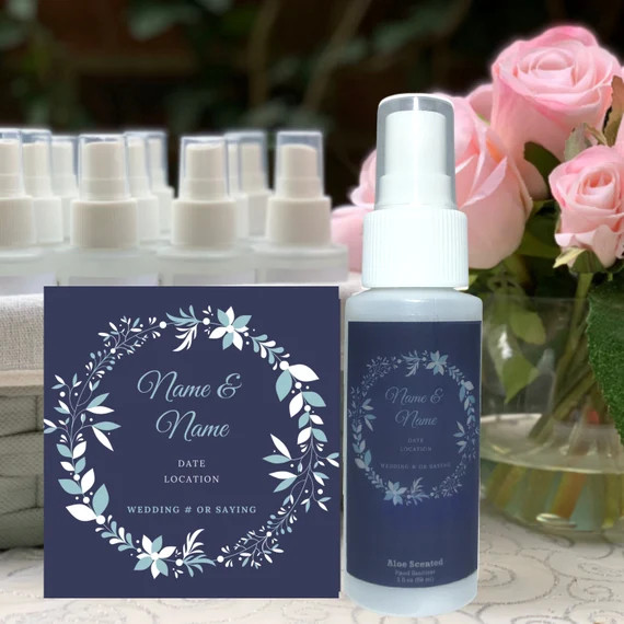 BULK Wedding Sanitizer Bottles & Labels 50 Units  | Etsy | Etsy (US)