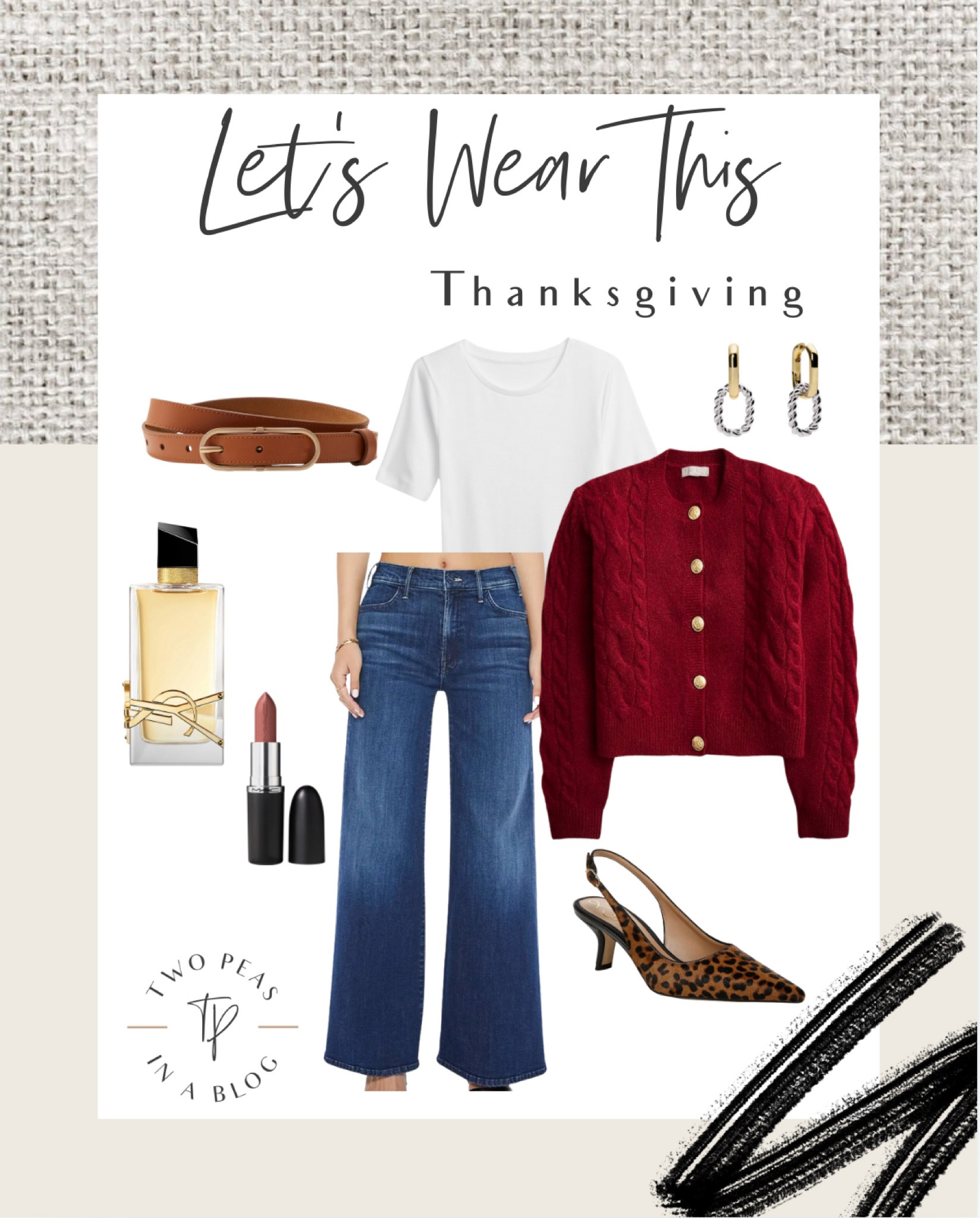 What to wear on Thanksgiving. Style idea. Dressy casual Fall style. Leopard slingback. 

#LTKOver40 #LTKSeasonal #LTKStyleTip