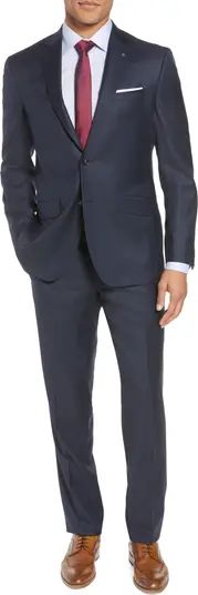 Jones Trim Fit Solid Wool Suit | Nordstrom