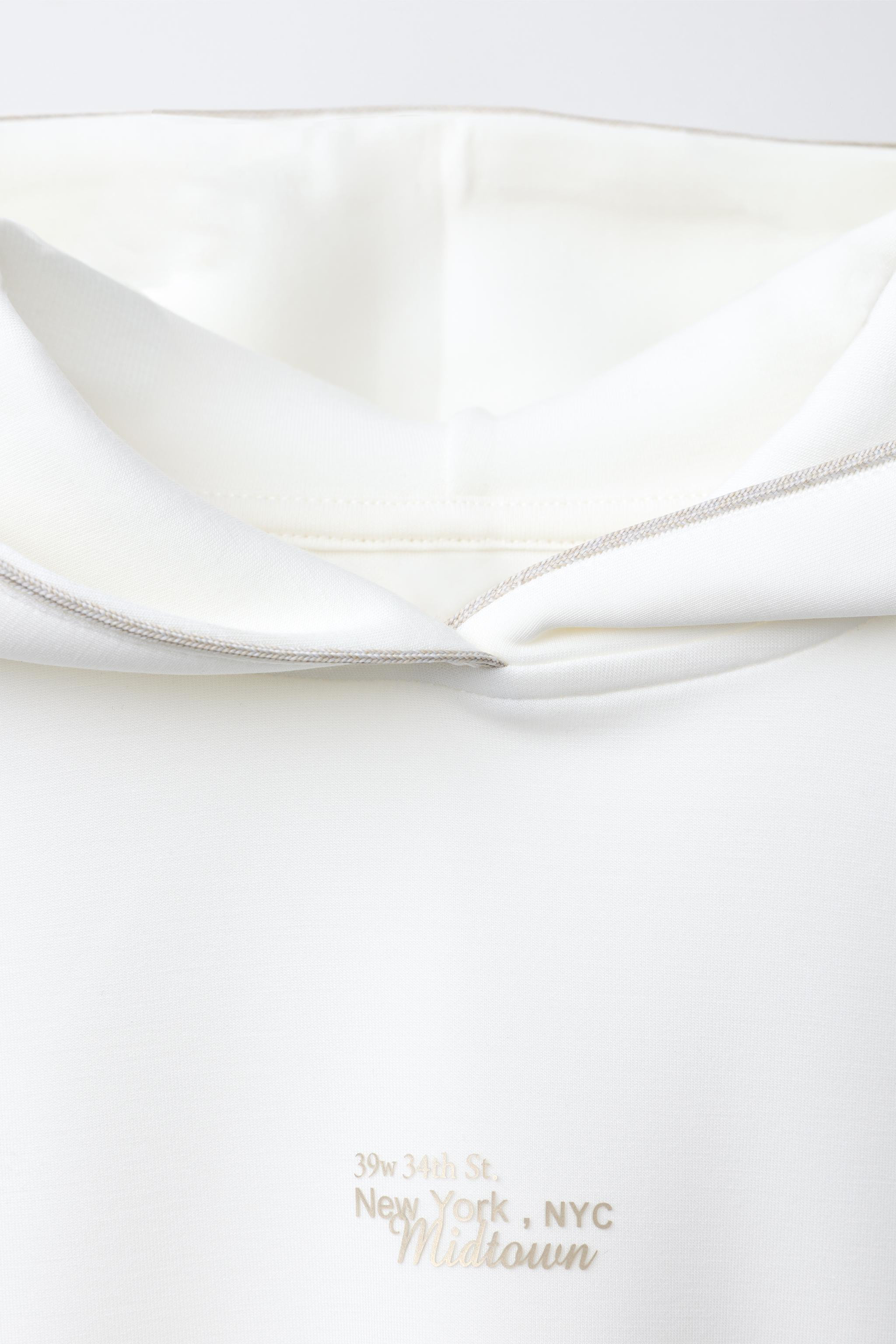 SWEATSHIRT WITH MODAL TEXT | Zara US