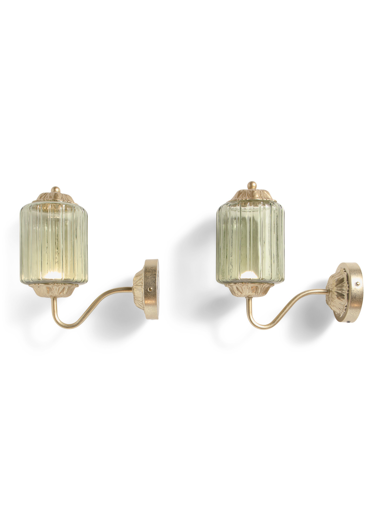 2pk 5.5x11 Vintage Glass Cordless Wall Sconces | TJ Maxx