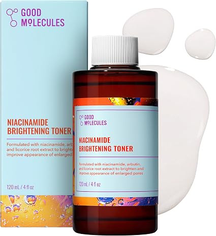 Good Molecules Niacinamide Brightening Toner with Arbutin, 4 fl oz | Brightens and evens the look... | Amazon (US)