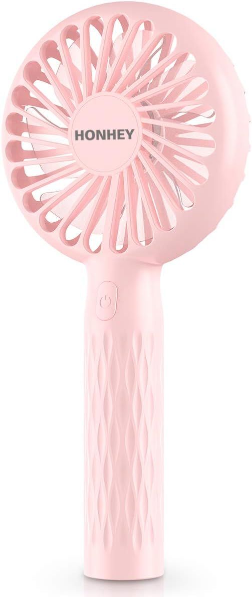 HonHey Handheld Fan Super Mini Personal Fan with Rechargeable Battery Operated and 3 Adjustable S... | Amazon (US)