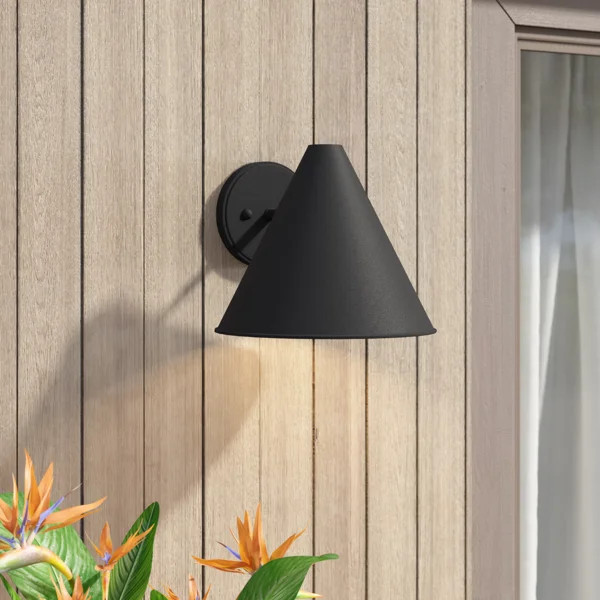 Dedmon 1 - Bulb Outdoor Armed Sconce | Wayfair North America