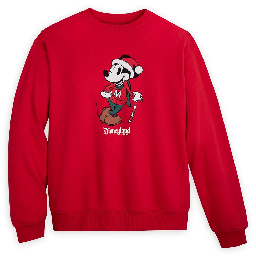 Mickey Mouse Christmas Sweatshirt for Adults – Disneyland | shopDisney