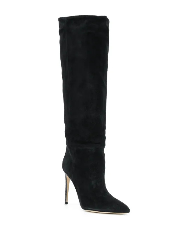 Paris Texas Pointed Toe knee-high Boots | Black | FARFETCH | Farfetch Global