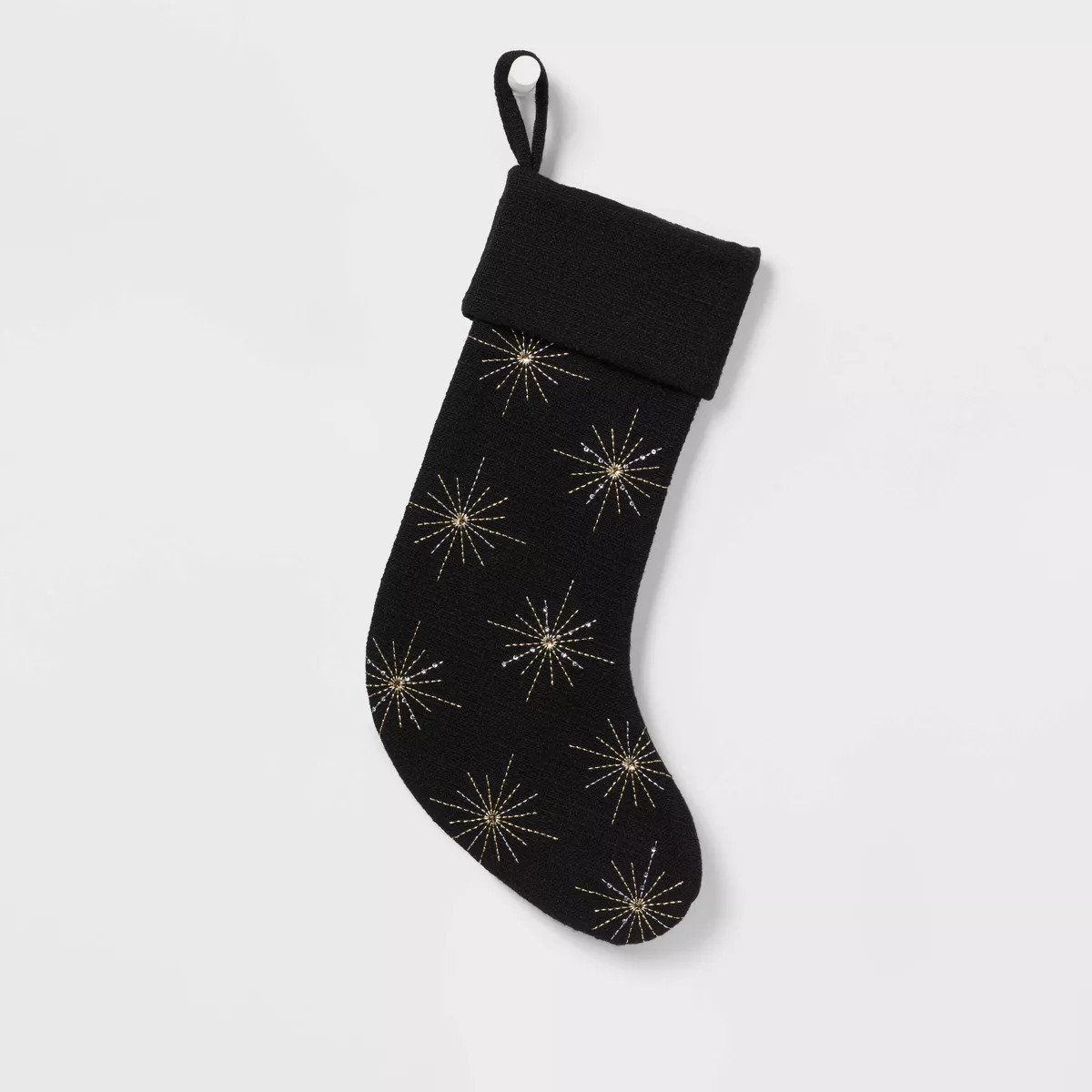 20" Embroidered Starburst Snowflake Christmas Holiday Stocking - Wondershop™ | Target