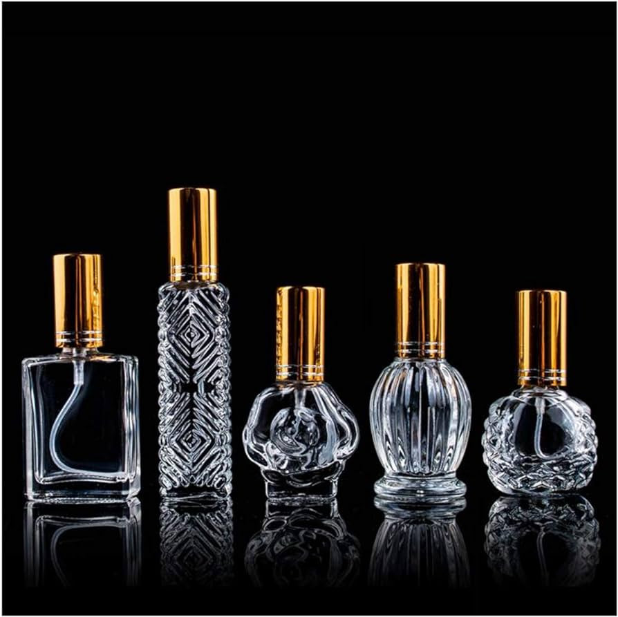 H&D HYALINE & DORA Vintage Glass Perfume Bottles Empty Refillable Sprayer Bottle Fine Mist Spray ... | Amazon (US)