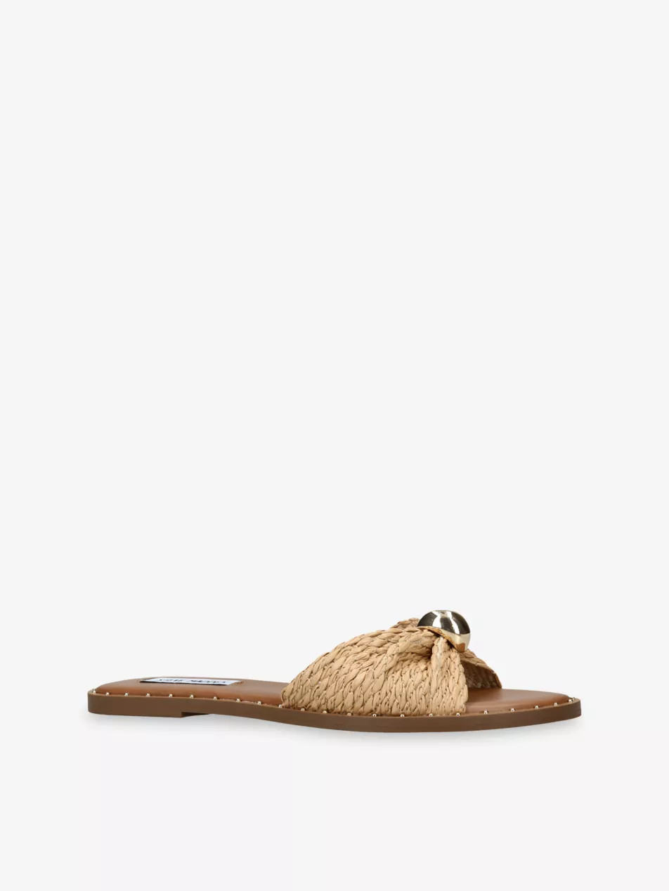 Dipsy Flat Raffia Sandals | Selfridges