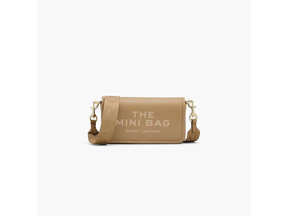 Marc Jacobs The Leather Mini Bag Cross Body Women's Handbags Camel, Polyester | Zappos