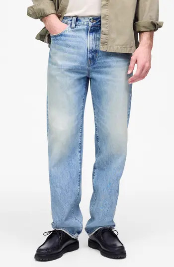 Madewell The 1991 Loose Straight Leg Jeans in Peyton Wash at Nordstrom Rack, Size 31 X 32 | Nordstrom Rack