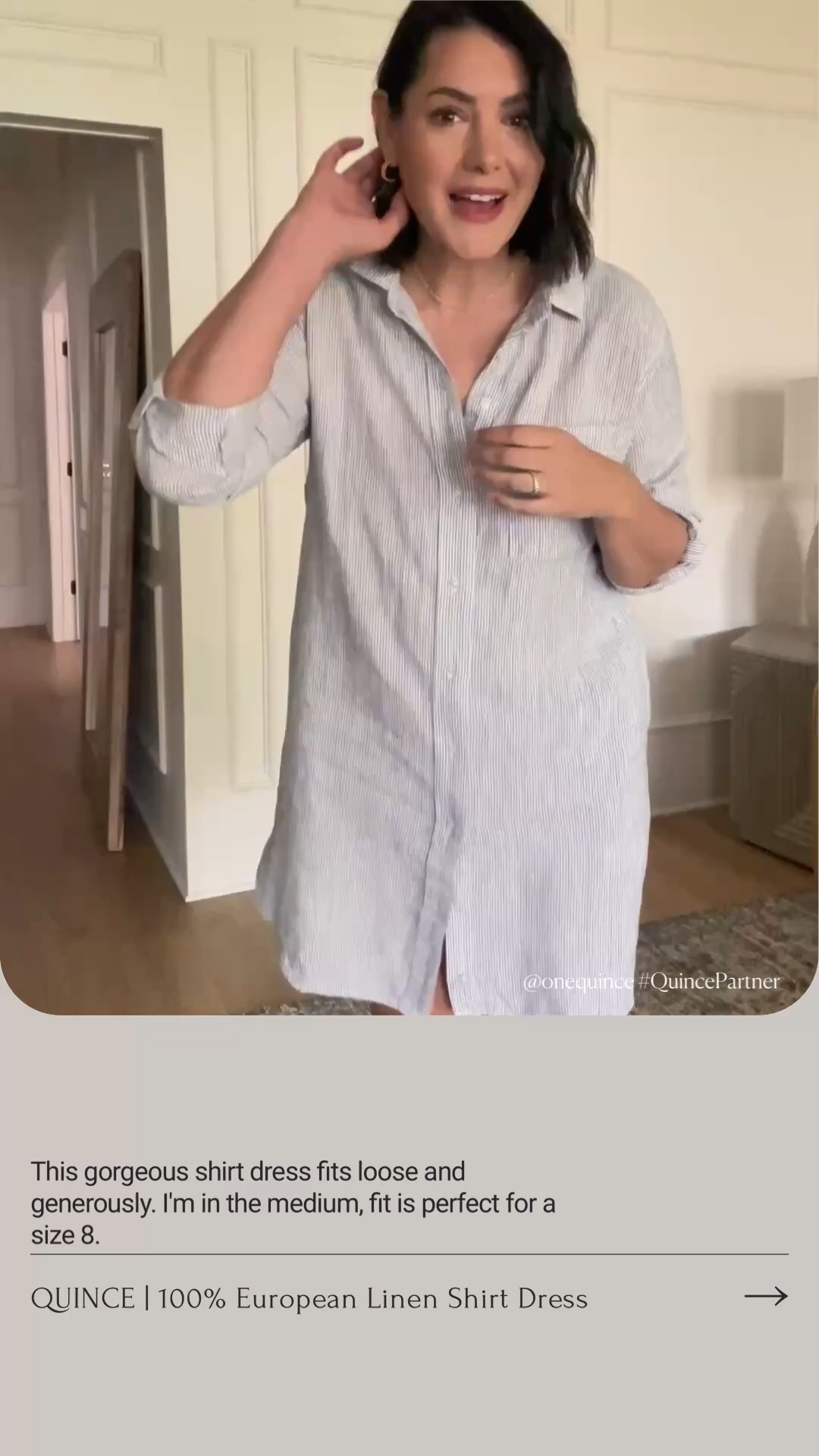 Love this linen dress — it’s so versatile! I also love that it’s just loose and easy to wear. I’m in the medium- it runs loose/ generously.

I’ve linked more colors here too!
@onequince #quincepartner

#LTKMidsize #LTKOver40 #LTKFindsUnder100
