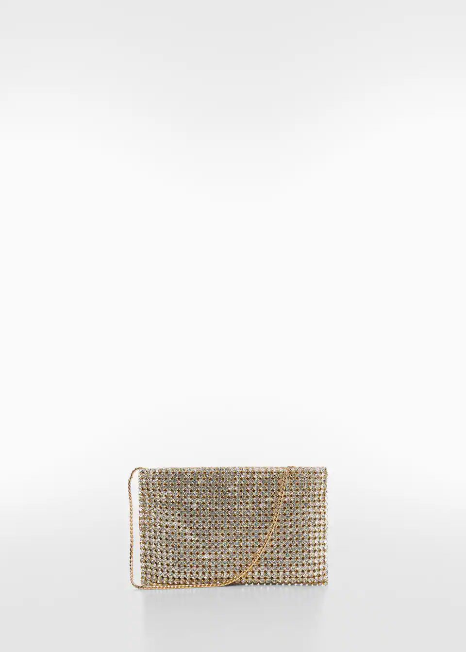Chain bag with crystals | MANGO (UK)