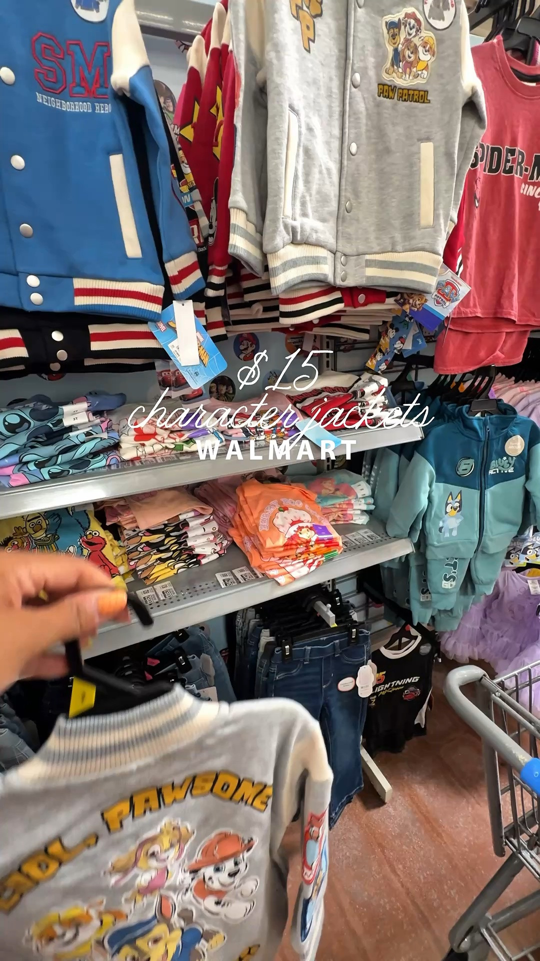 $15 character jackets at Walmart

#LTKKids