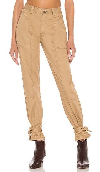 Darcy Cinched Ankle Trouser in Blondie | Revolve Clothing (Global)