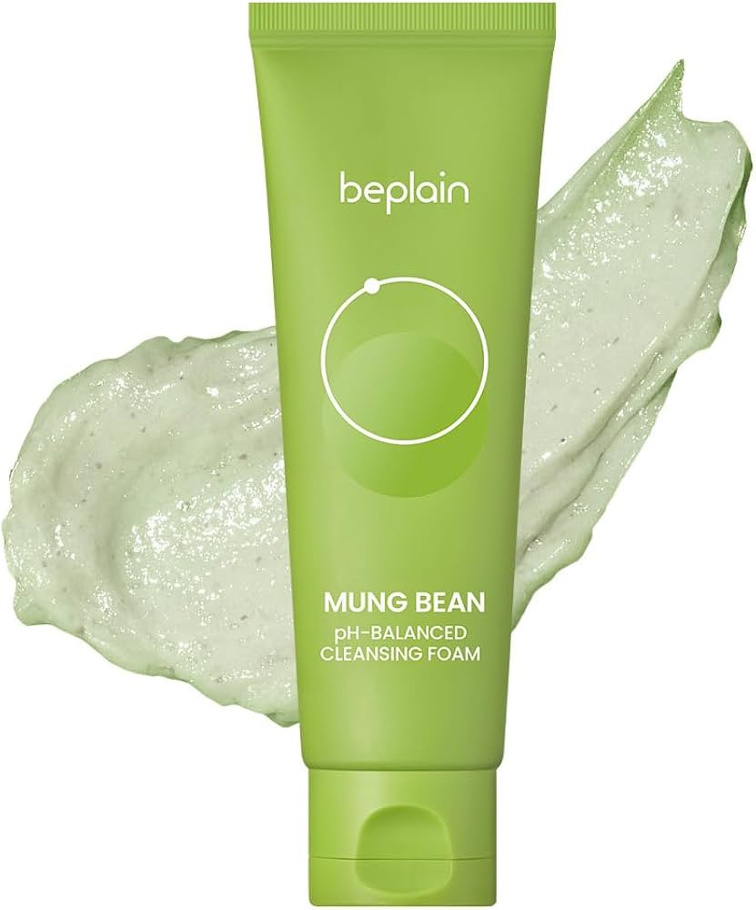 beplain Mung Bean pH-Balanced Cleansing Foam (5.4fl.oz/160ml) | Fragrance-Free | Non-Comedogenic ... | Amazon (US)