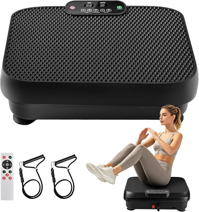 Vibration Plate Exercise Machine for Lymphatic Drainage Weight Loss,Whole Body Workout Vibration ... | Amazon (US)