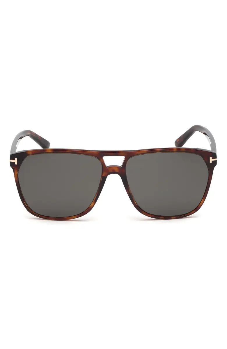 59mm Shelton Polarized Square Sunglasses | Nordstrom