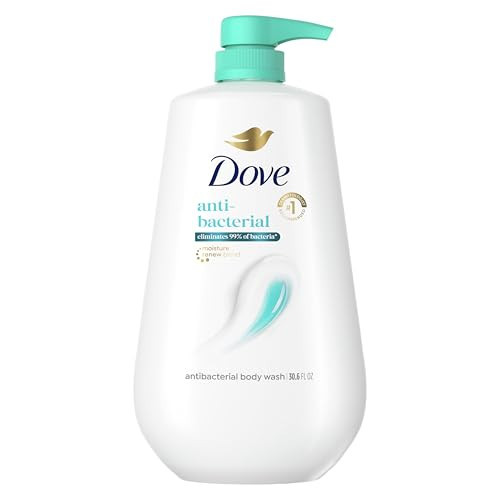 Dove Body Wash with Pump Antibacterial For All Skin Types Protects from Dryness 30.6 oz | Amazon (US)