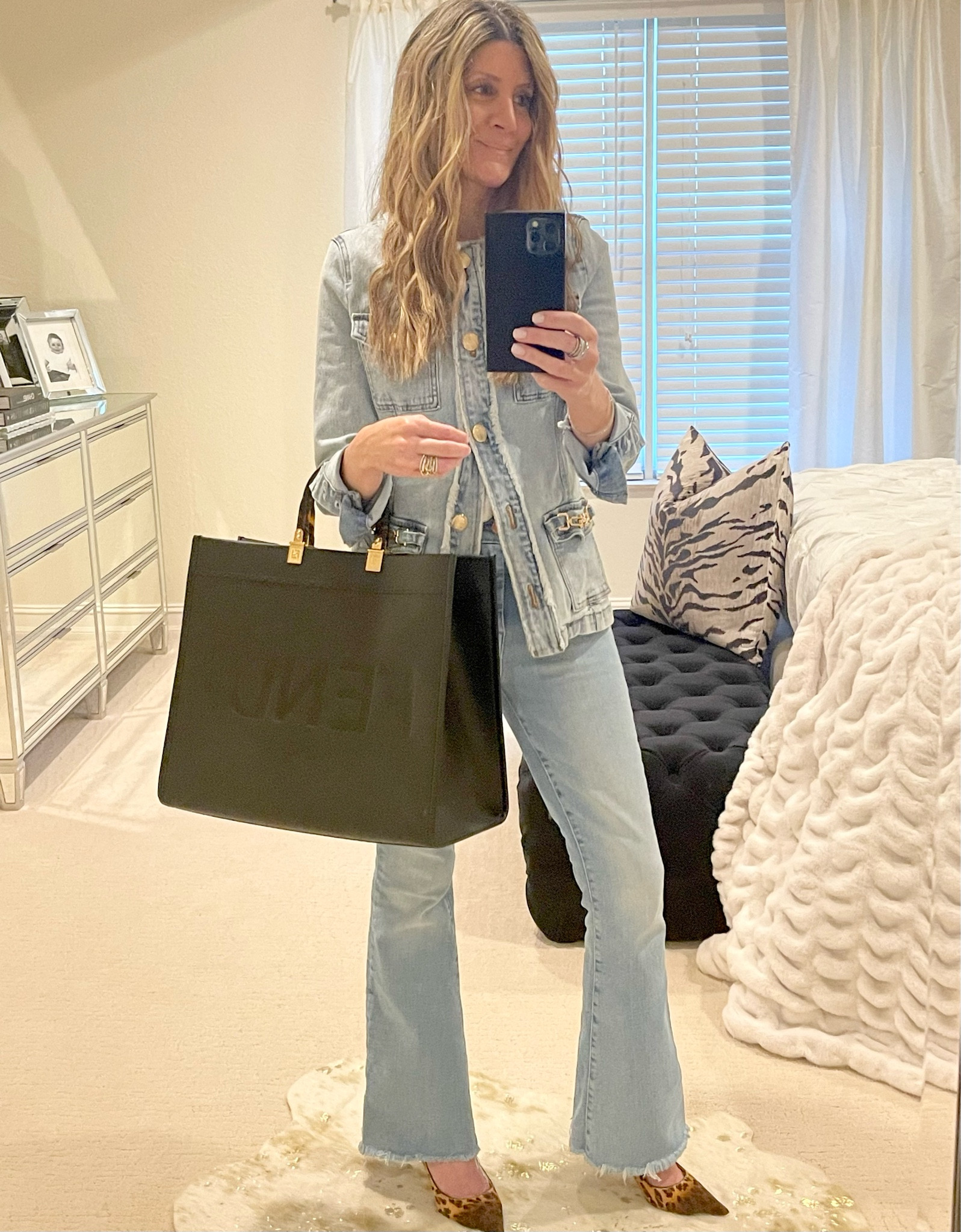 Obsessed with a denim on denim look with a pop of leopard!
🤍BUDGET FRIENDLY OPTIONS LAST FOUR PHOTOS🤍

#LTKStyleTip #LTKShoeCrush #LTKItBag