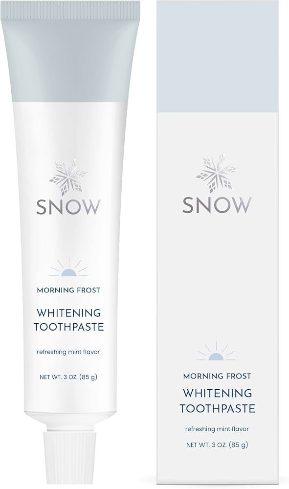 SNOW Whitening Toothpaste, Morning AM Toothpaste, No Fluoride, No Sulfate, Non-GMO Snow Toothpast... | Amazon (US)