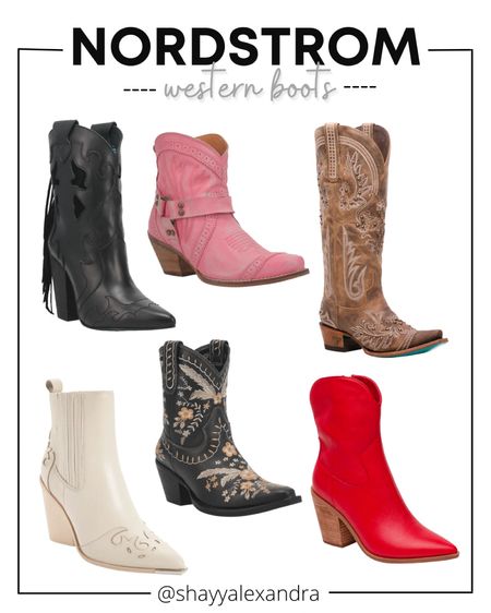 One of Fall 2022’s biggest trends is country western boots! Sharing some of my current favorite styles from Nordstrom here 👢 

Cowboy Boots | Cowgirl Boots | Western Boots | Shoes | Fall | Booties

#LTKstyletip #LTKSeasonal
