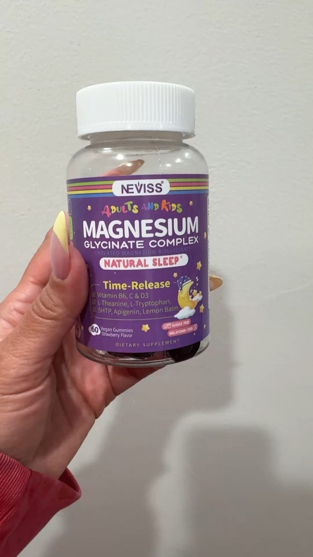 Magnesium gummies for adult and kids. We take 1 gummy a night to help soothe us to go to sleep and get a good nights rest. I take one gummy. My husband takes two and my kids each take one as well.

Magnesium 
Sleep gummies 
Self care 
Health and wellness 
Amazon finds 

#LTKHome #LTKdayinmylife #LTKselfcare