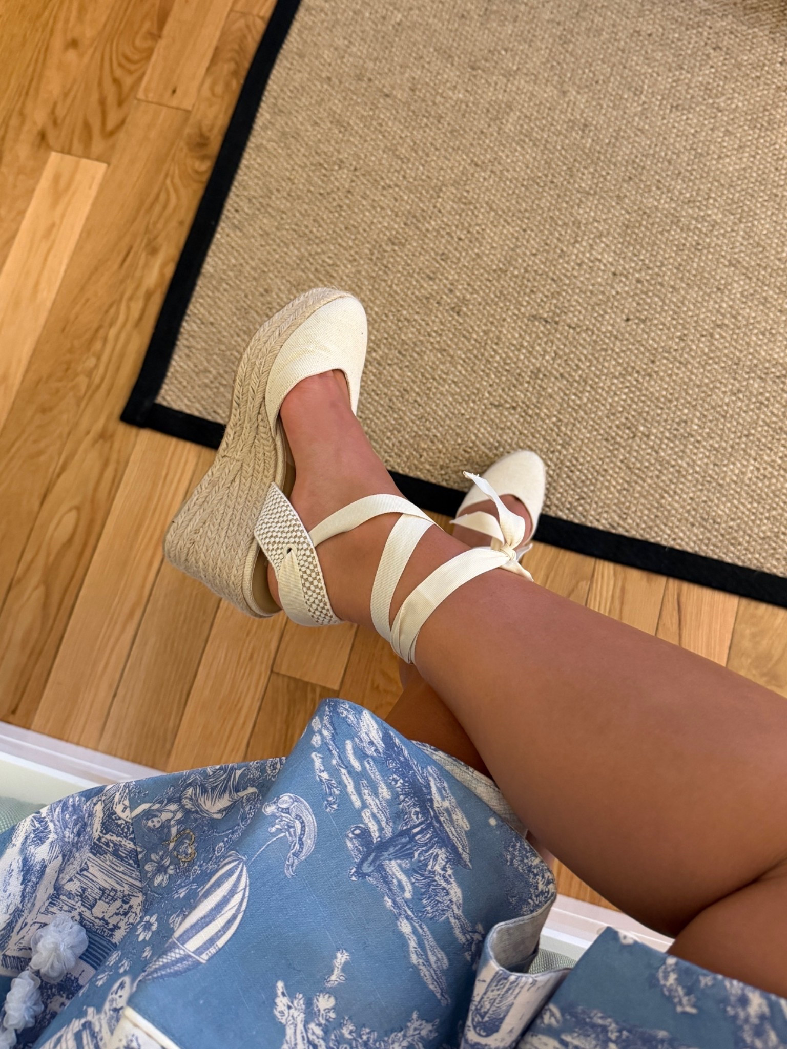 [6/29/26] these wedges are so cute from @dolcevita | wearing size 5.5 in color ecru linen, also available in 2 other colors

#LTKSeasonal #LTKootd #LTKgrwm