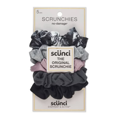 Conair Scunci Everyday & Active No Damage Scrunchies - 5pk | Target