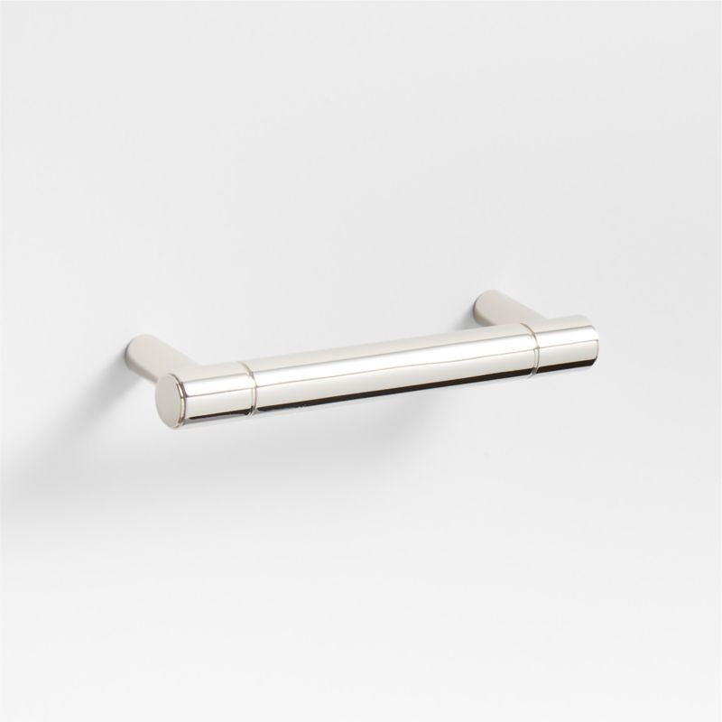 Modern 3" Flat-End Polished Chrome Cabinet Drawer Bar Pull + Reviews | Crate & Barrel | Crate & Barrel