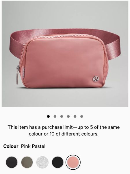 Lululemon pink belt bag 


#LTKunder50 #LTKSeasonal #LTKstyletip