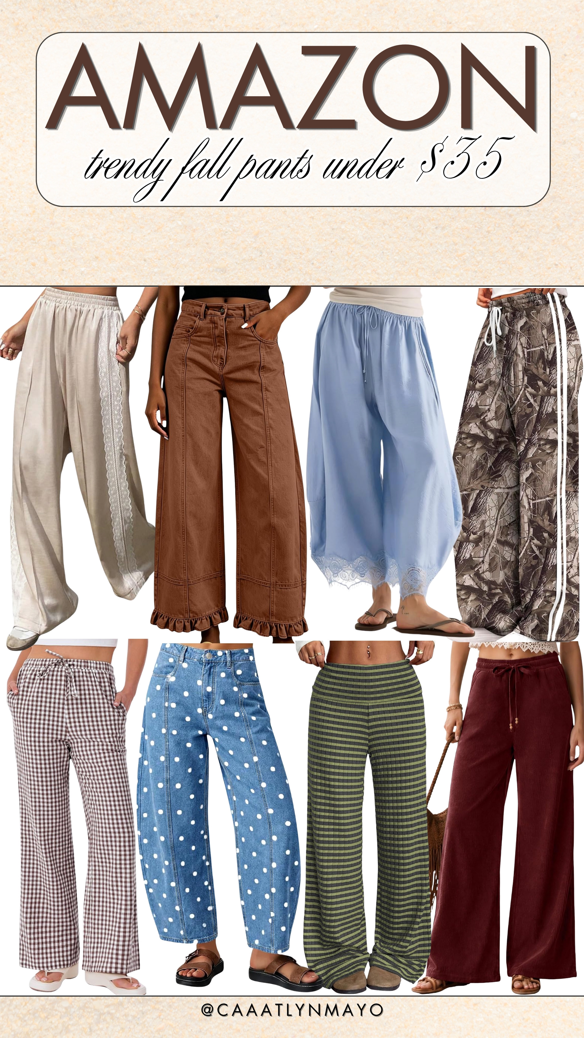 New Amazon fall pants under $35 just dropped! Perfect for comfy yet stylish days. #autumnstyle #amazonfashion #falloutfits #trendypants

#LTKootd #LTKSeasonal #LTKSaleAlert